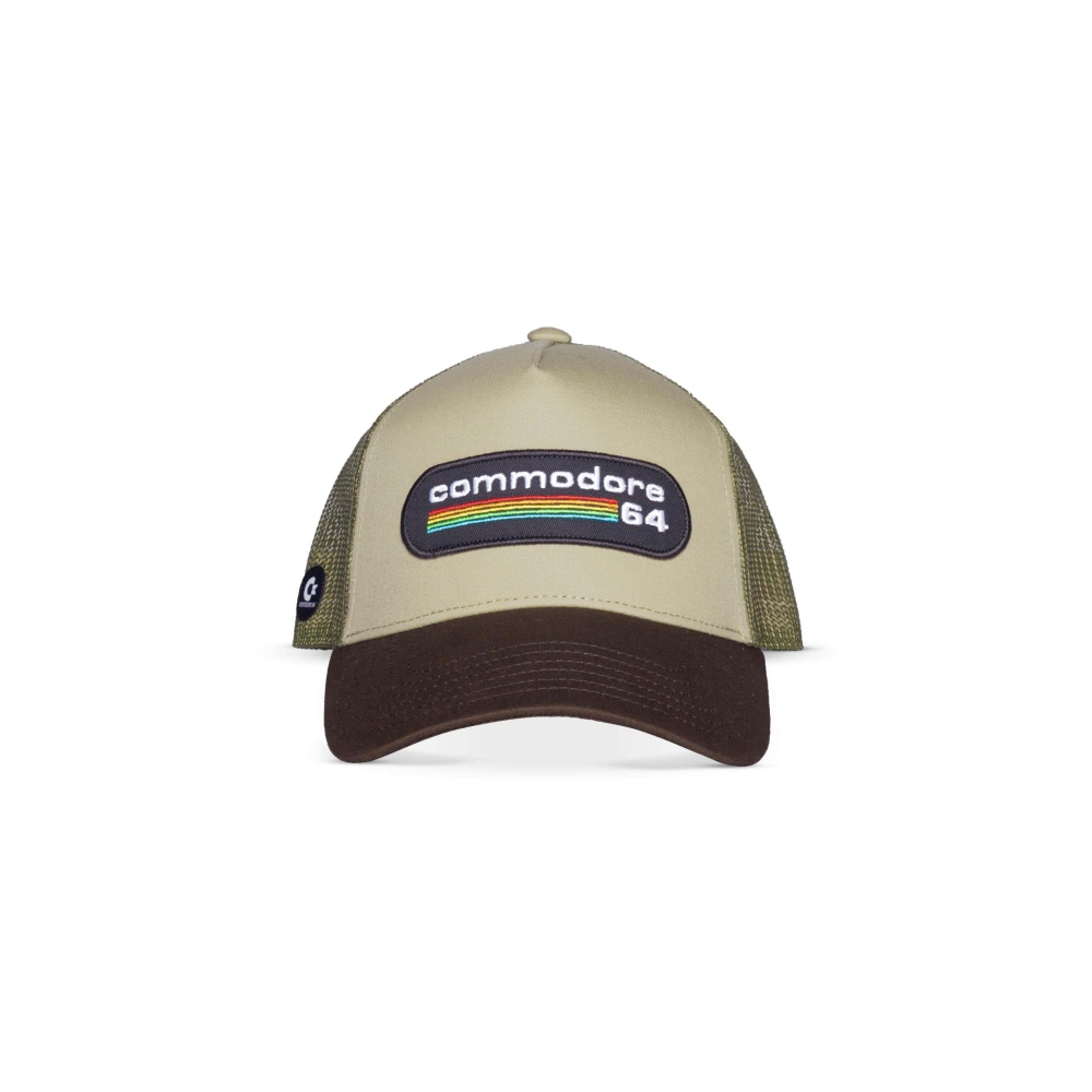 Commodore 64 - Logo Trucker pet - Groen/Creme